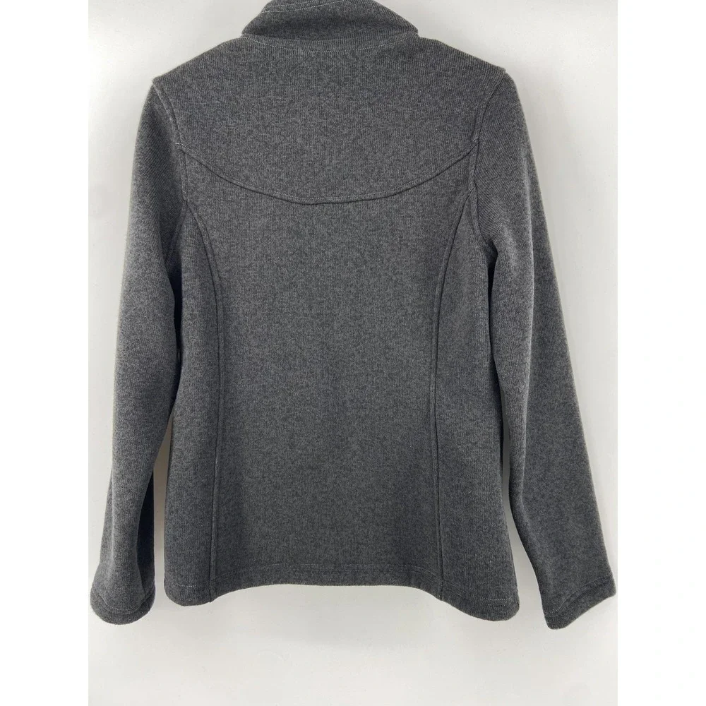 The North Face Jacket Womens Medium Gray Sweater Fleece‎ Full Zip Outdoor